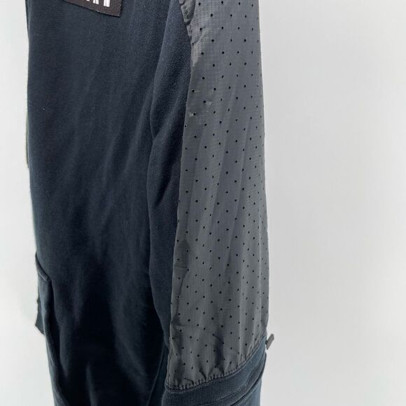 Air Jordan VI 6 Black Men’s Unisex Full Zip Performance Bomber Jacket Small - Picture 5 of 10